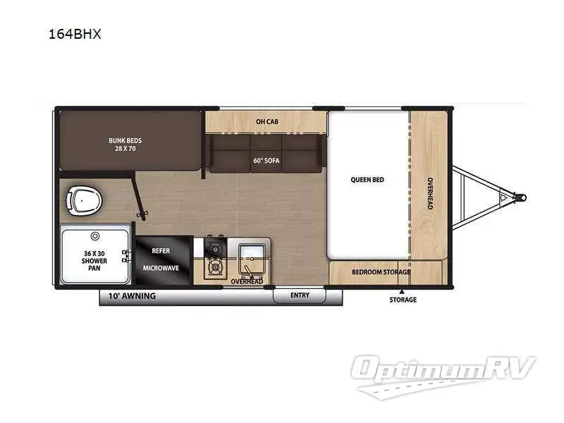 2024 Coachmen Catalina Summit Series 7 164RBX RV Floorplan Photo