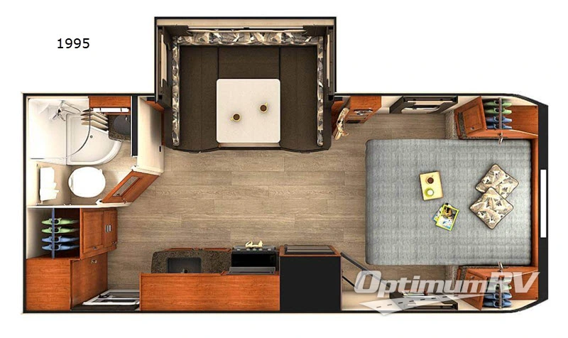 2019 Lance Lance Travel Trailers 1995 Floorplan Photo