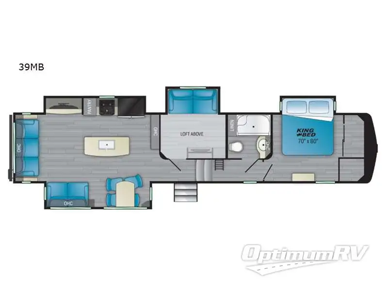 2021 Heartland Bighorn Traveler 39MB Floorplan Photo
