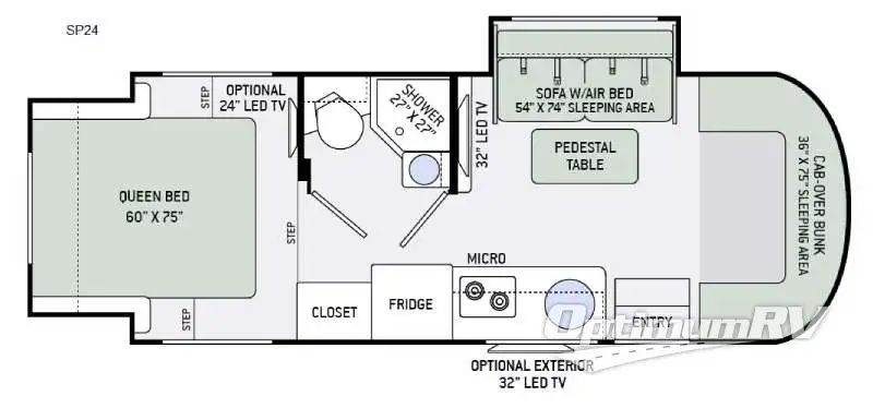2016 Thor Synergy SP24 Floorplan Photo