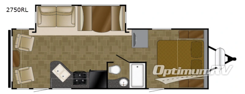 2018 Heartland Wilderness 2750RL RV Floorplan Photo