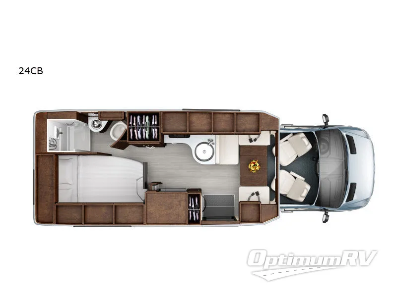 2019 Leisure Travel Serenity 24CB Floorplan Photo