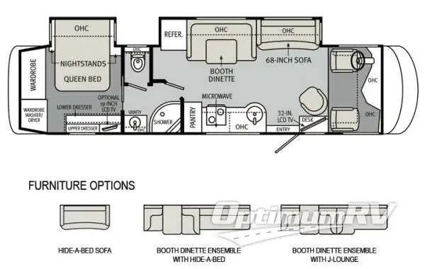 2012 Monaco Vesta 35 PBD Floorplan Photo