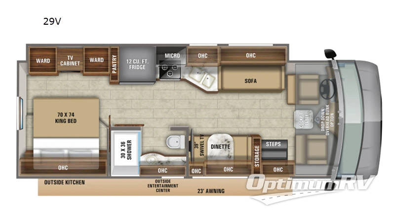 2020 Jayco Precept 29V Floorplan Photo