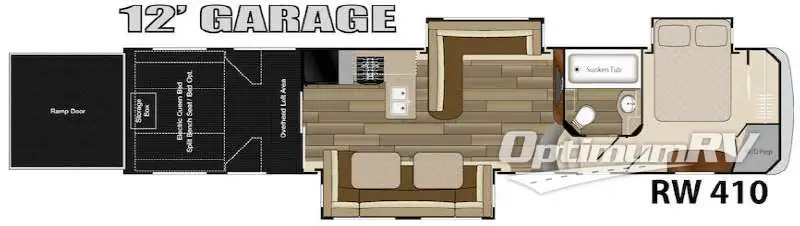 2014 Heartland Road Warrior 410 Floorplan Photo