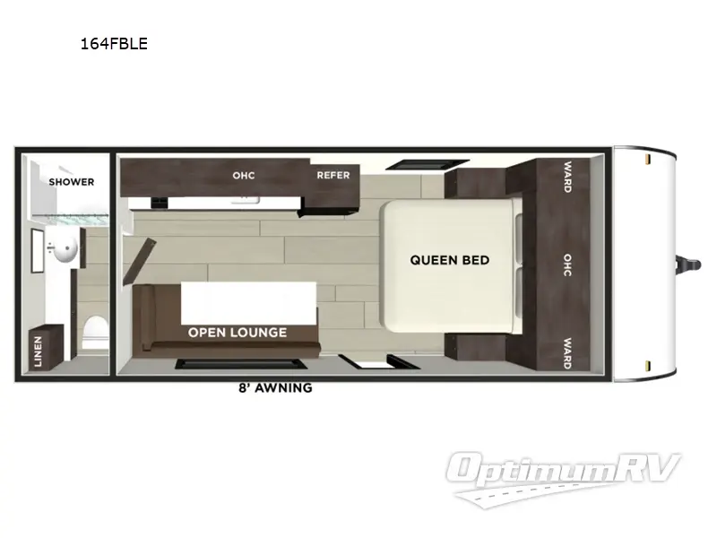 2026 Forest River Wildwood FSX 164FBLE RV Floorplan Photo