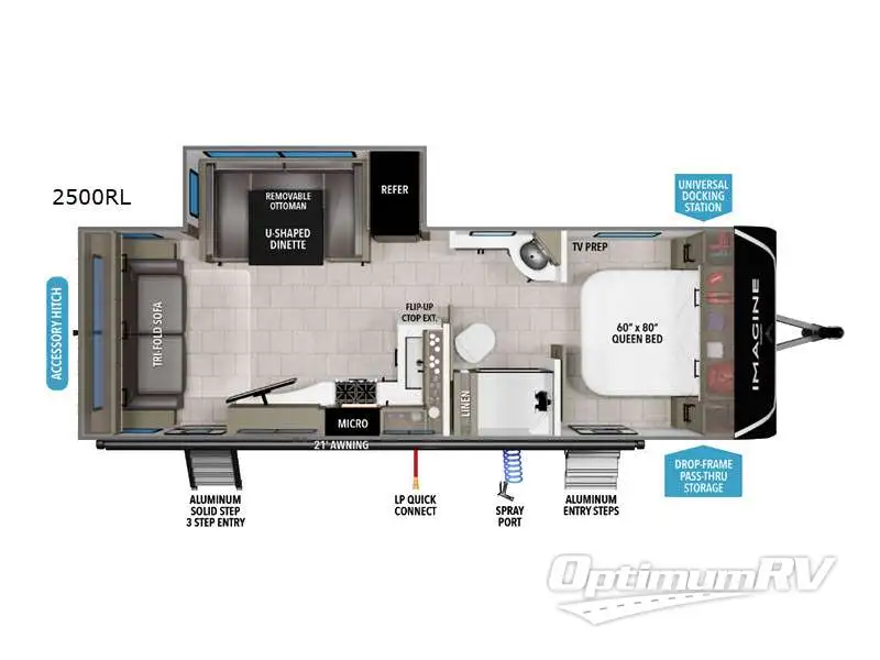 2026 Grand Design Imagine 2500RL RV Floorplan Photo