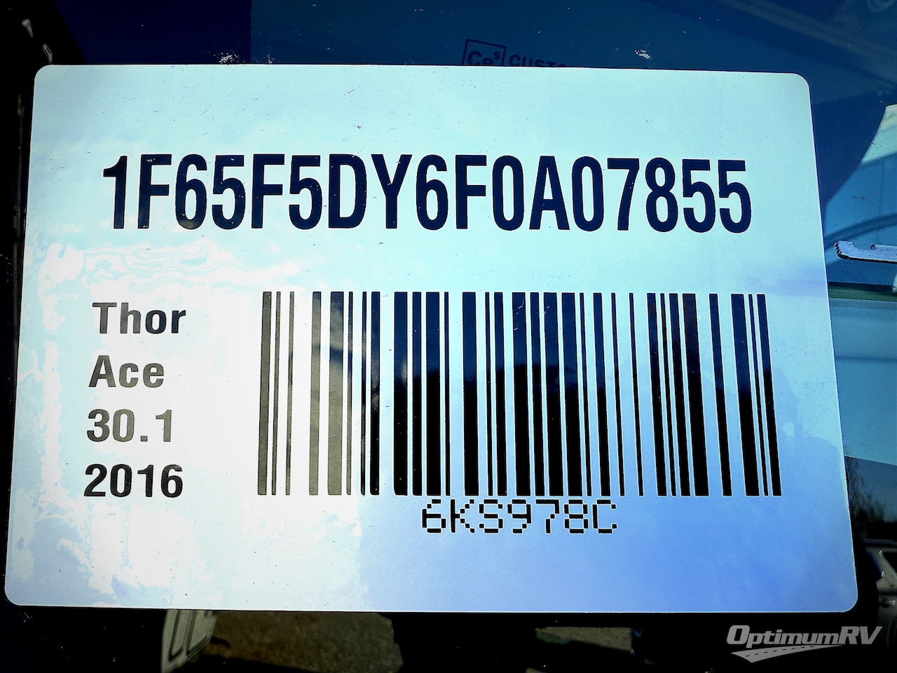 2016 Thor ACE 30.1 Photo 13