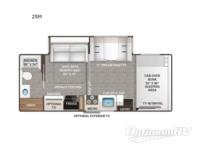 2023 Thor Four Winds 25M Floorplan Photo