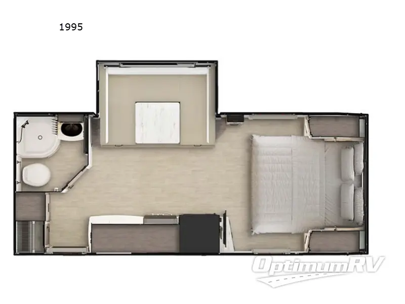 2026 Lance Lance Travel Trailers 1995 RV Floorplan Photo