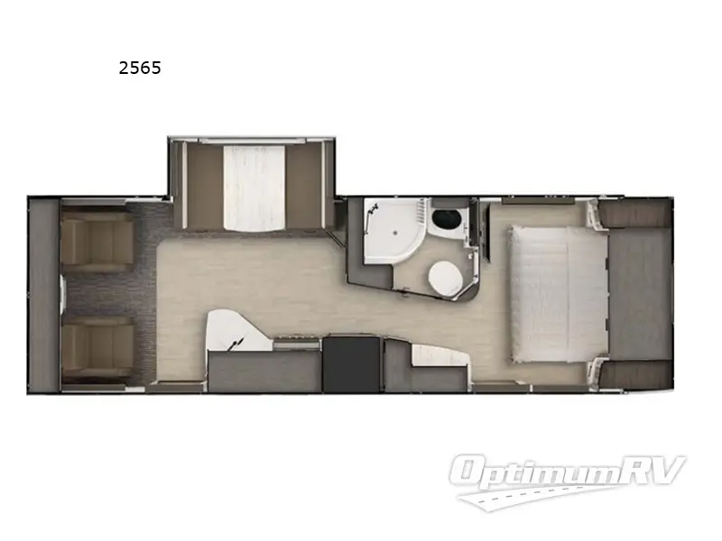 2026 Lance Lance Travel Trailers 2565 RV Floorplan Photo