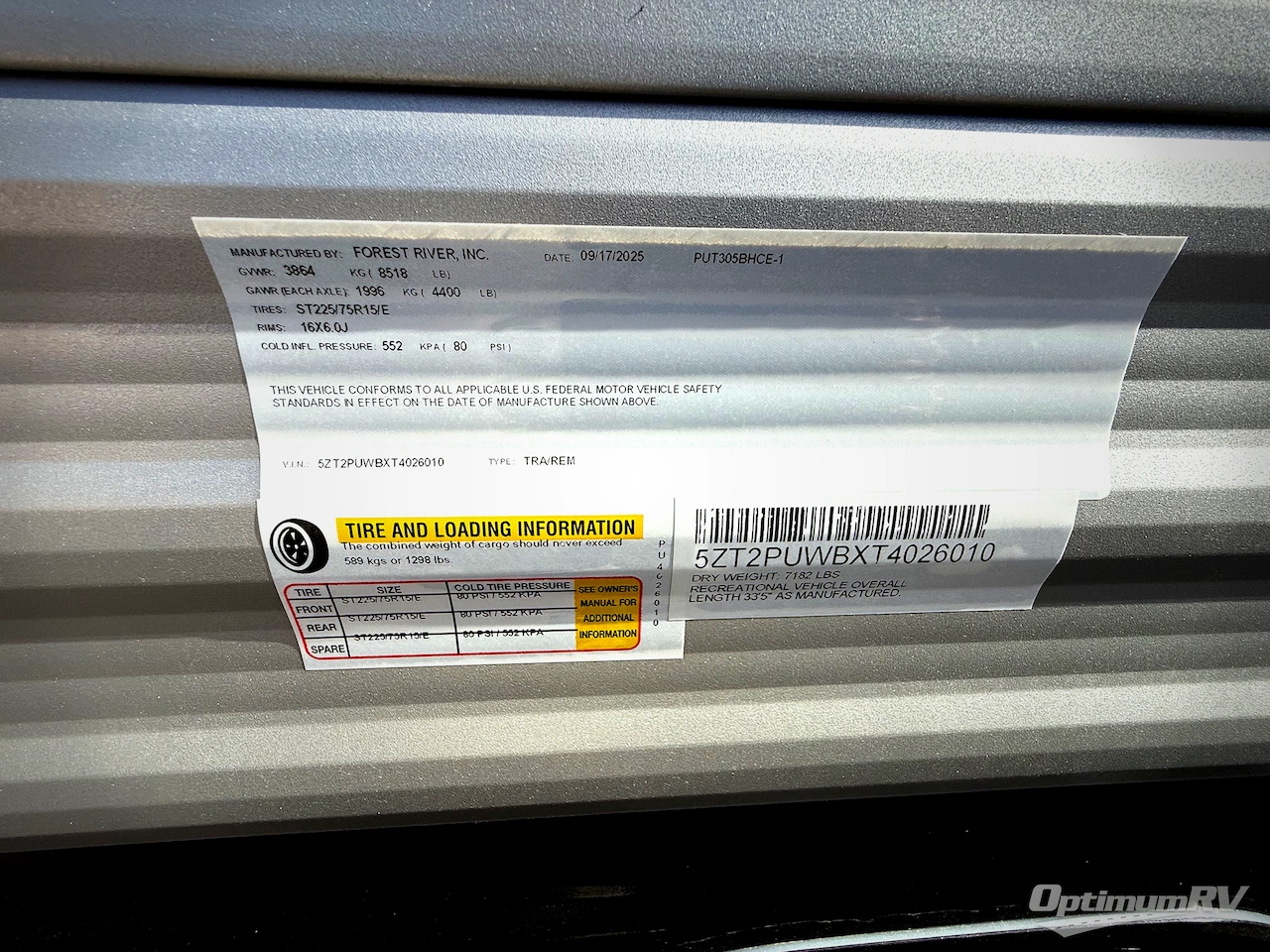 2026 Forest River Puma Camping Edition 305BHCE Photo 17