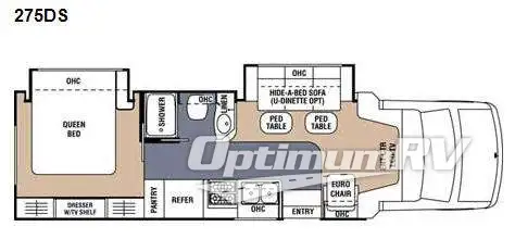 2008 Coachmen Concord 275DS RV Floorplan Photo