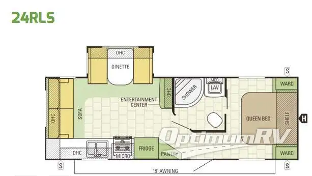 2017 Starcraft Launch Ultra Lite 24RLS Floorplan Photo