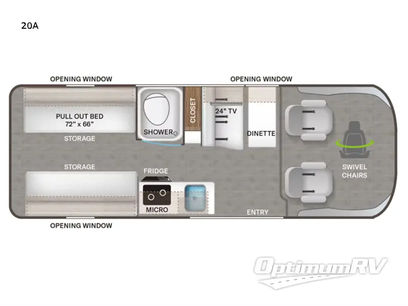 2022 Thor Sequence 20A Floorplan Photo