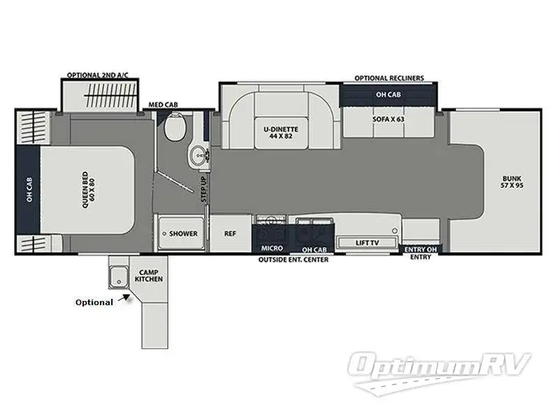 2023 Coachmen Leprechaun 319MB Ford 450 RV Floorplan Photo