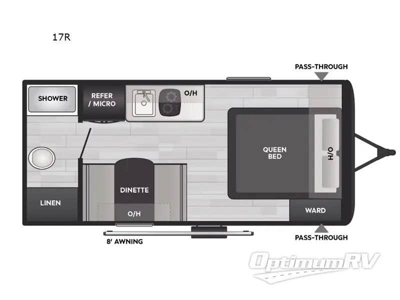 2025 Keystone Coleman 17R RV Floorplan Photo