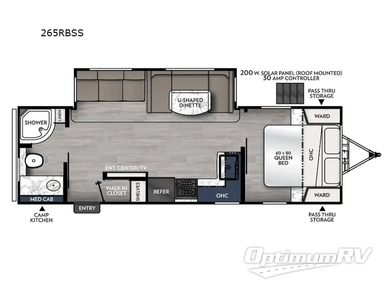 2024 Coachmen Apex Ultra-Lite 265RBSS Floorplan Photo