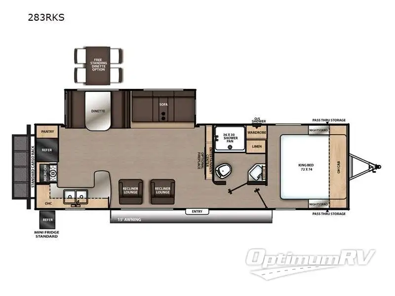 2022 Coachmen Catalina Legacy 283RKS RV Floorplan Photo