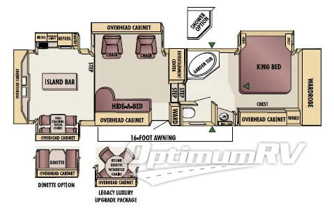 2005 Jayco Designer 35CLQS Floorplan Photo