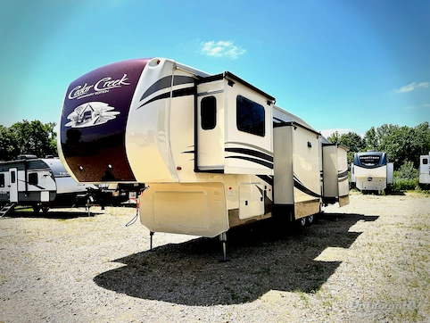 Used 2017 Forest River Cedar Creek Hathaway Edition 38FL6 Featured Photo