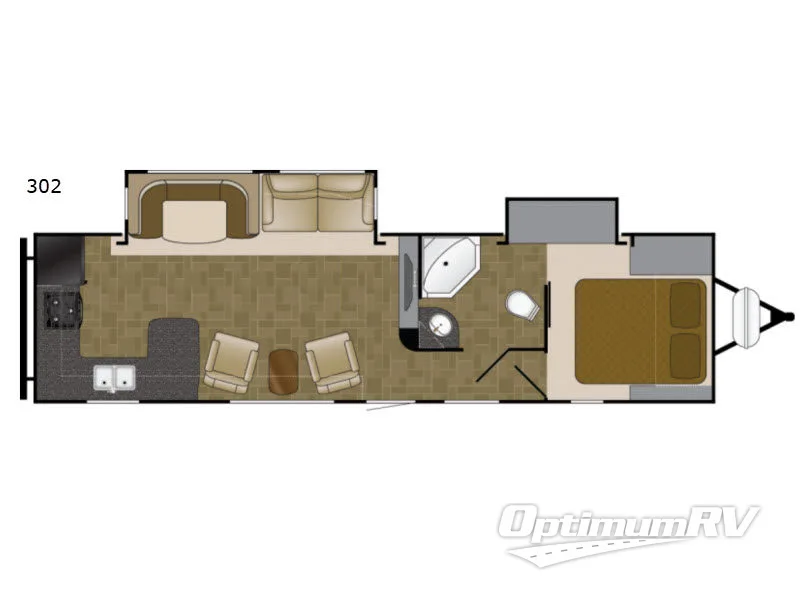2017 Heartland Mallard 302 Floorplan Photo
