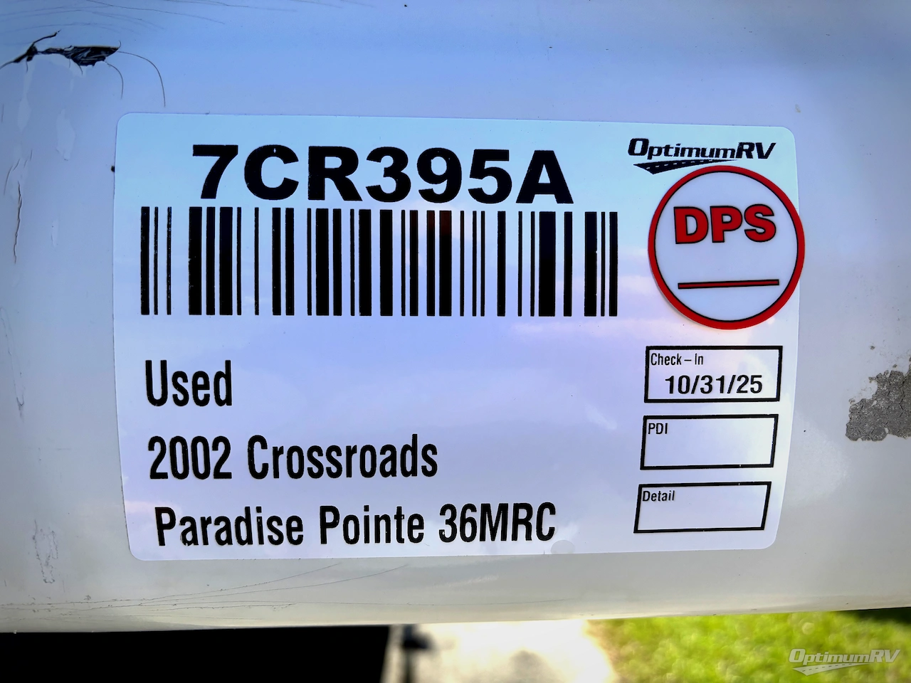 2002 CrossRoads Paradise Pointe 36MRC Photo 1