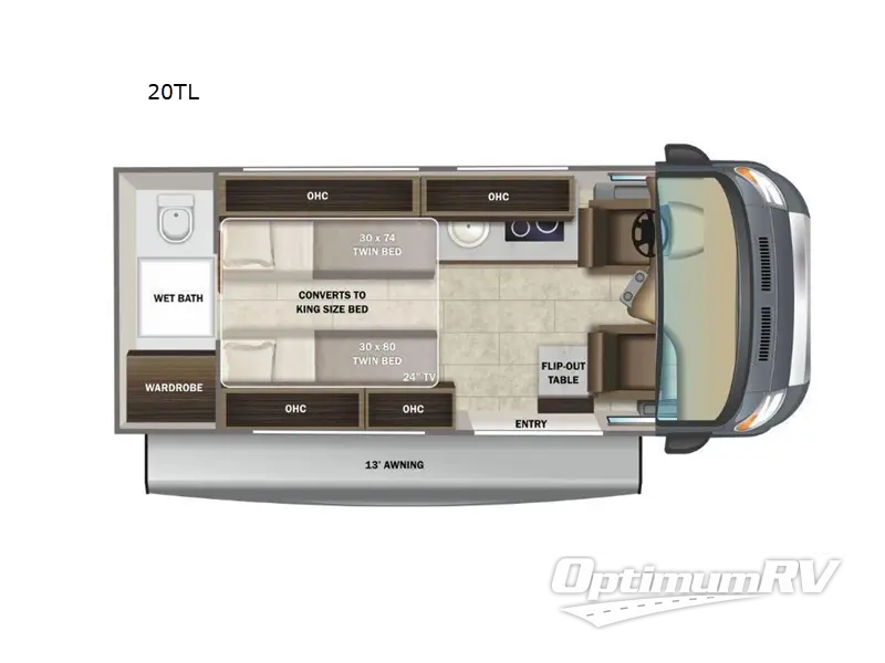 2024 Entegra Ethos Li 20TL Floorplan Photo