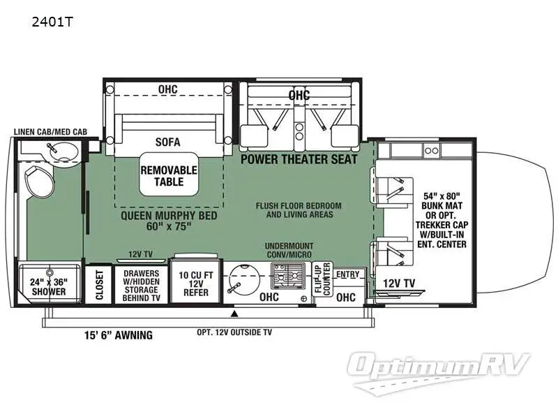 2022 Forest River Forester MBS 2401T Floorplan Photo