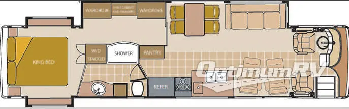 2008 Alfa Leisure See Ya! Diesel 1007 - SY40LS Floorplan Photo