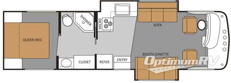 2012 Thor Hurricane 32D Floorplan Photo