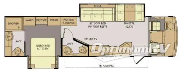 2015 Fleetwood Terra 35K Floorplan Photo