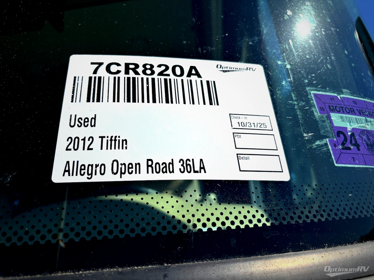 2012 Tiffin Allegro 36 LA Photo 1