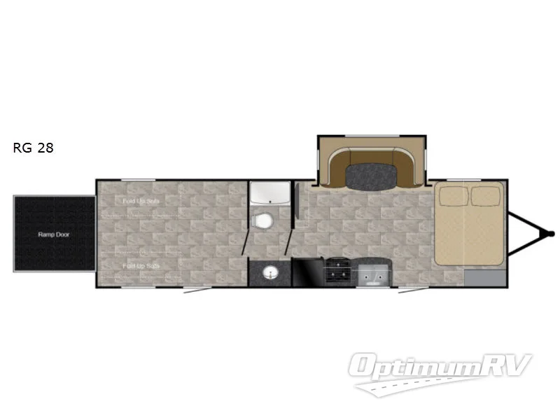 2018 Heartland Pioneer RG28 Floorplan Photo