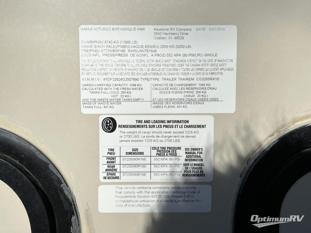 2016 Keystone Cougar 326SRX Photo 3