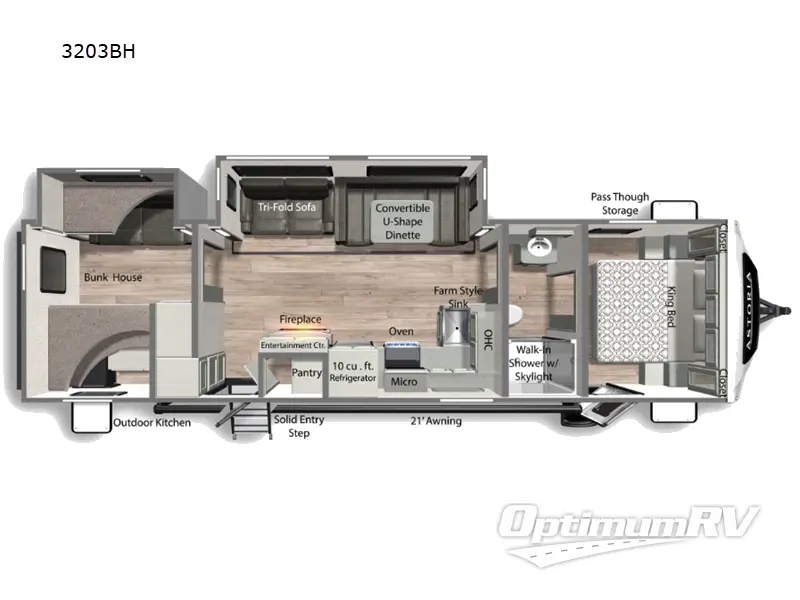 2023 Dutchmen Astoria 3203BH Floorplan Photo