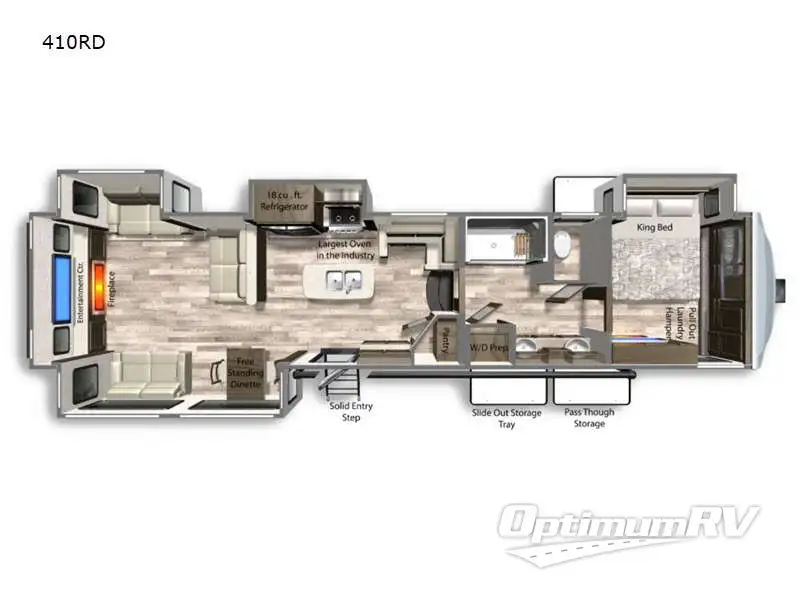 2022 Dutchmen Yukon 410RD Floorplan Photo
