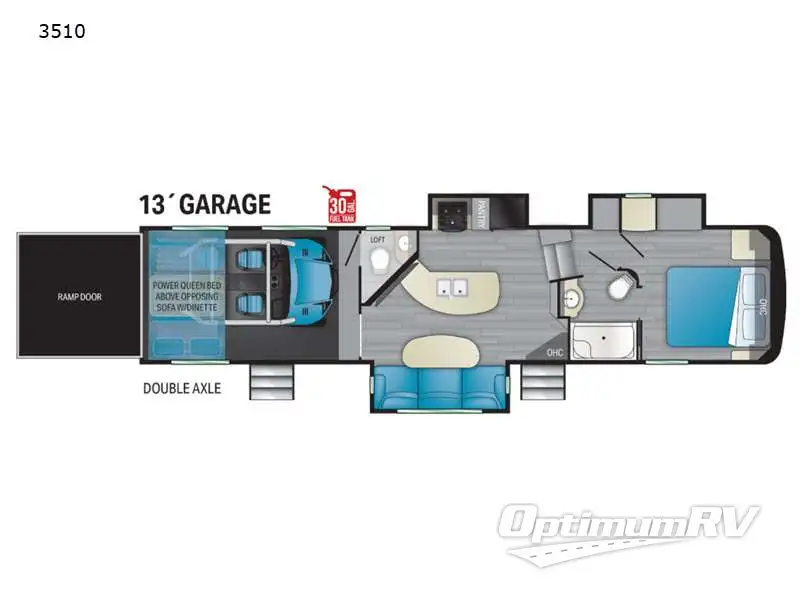 2021 Heartland Gravity 3510 Floorplan Photo