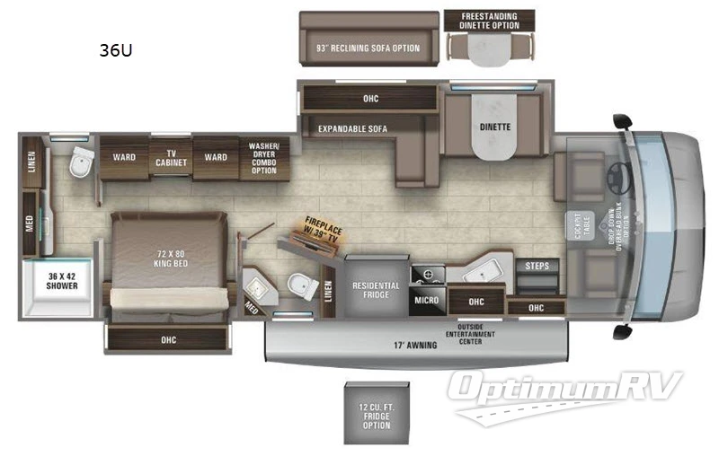 2021 Entegra Emblem 36U Floorplan Photo