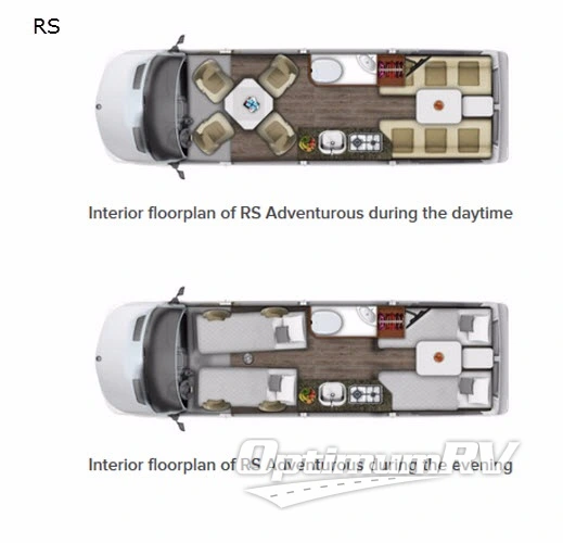 2017 Roadtrek Adventurous RS RV Floorplan Photo