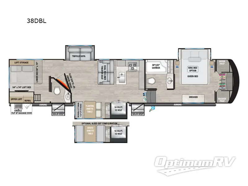 2024 Alliance Avenue 38DBL Floorplan Photo