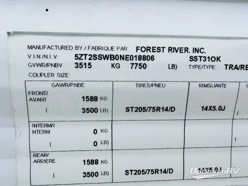 2022 Shasta Shasta 31OK RV Photo 4