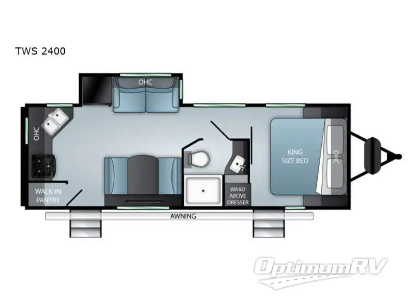 2022 Cruiser Twilight Signature TWS 2400 Floorplan Photo