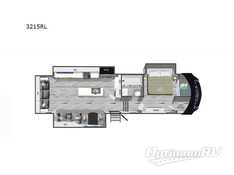 2024 Heartland Bighorn 3215RL Floorplan Photo