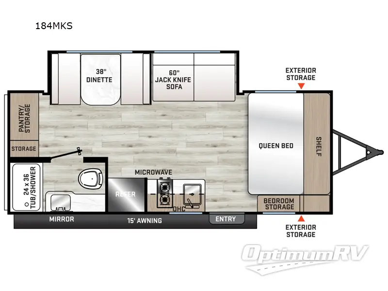 2026 Coachmen Catalina Summit Series 7 184MKS RV Floorplan Photo