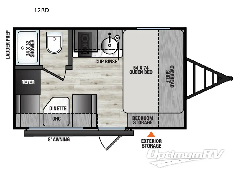 2026 Coachmen Clipper 3K Series 12RD Floorplan Photo