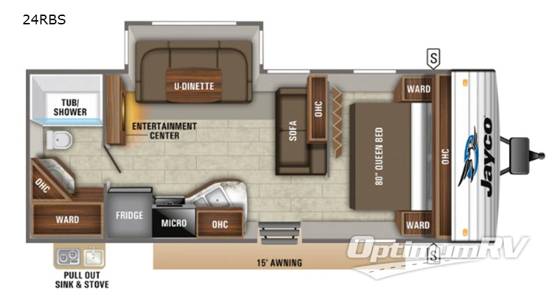 2019 Jayco Jay Flight 24RBS Floorplan Photo