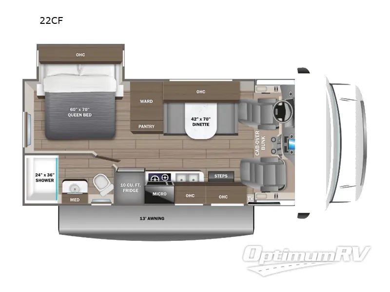 2024 Jayco Redhawk SE 22CF Floorplan Photo