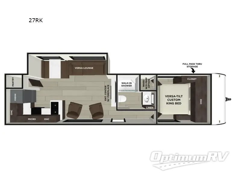 2026 Forest River Salem 27RK Floorplan Photo