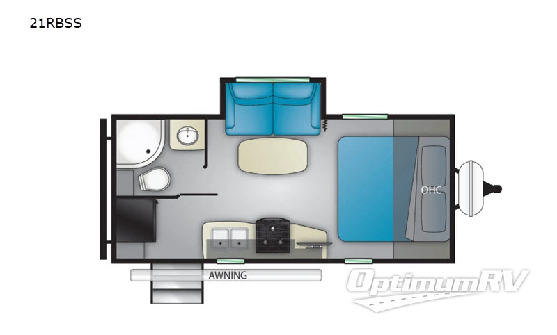 2020 Heartland North Trail 21RBSS Floorplan Photo